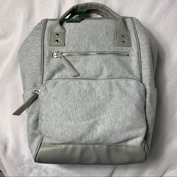 wild fable Bags Wild Fable Gray Zip Top Backpack Midsize New Poshmark